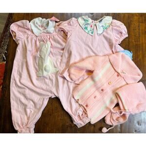 Pretty in Pink Baby Girl's Heartstrings Bundle - 18-24 months